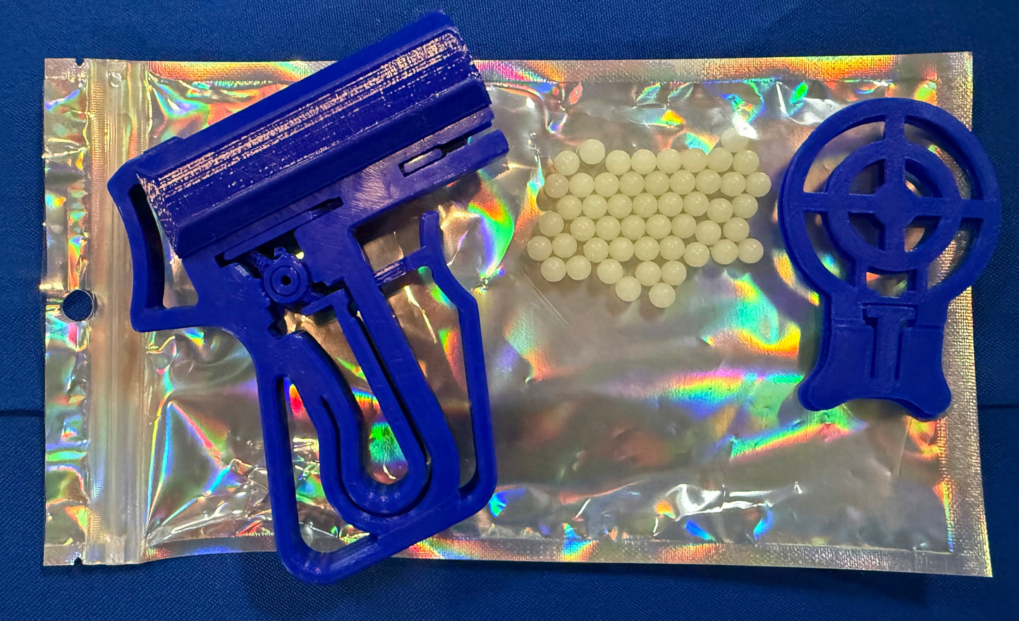 Toy BB Shooter High Capacity Toy Gun Blue