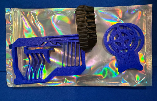 Toy 6 Shot Blaster Toy Gun Blue